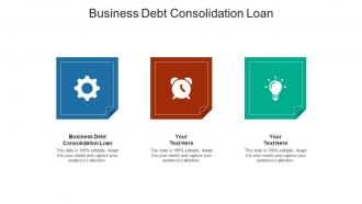 Business debt consolidation loan ppt powerpoint presentation icon samples cpb