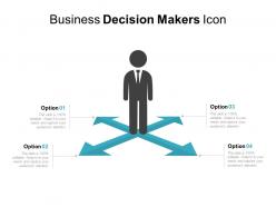 Business decision makers icon