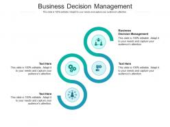 Business decision management ppt powerpoint presentation styles structure cpb