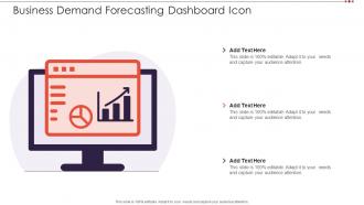 Business Demand Forecasting Dashboard Icon