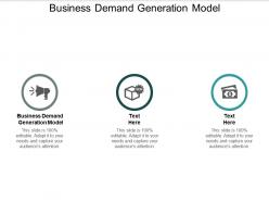 Business demand generation model ppt powerpoint presentation slides design inspiration cpb