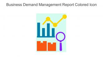 Business Demand Management Report Colored Icon In Powerpoint Pptx Png And Editable Eps Format