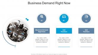 Business Demand Right Now In Powerpoint And Google Slides Cpb