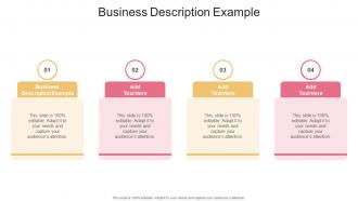 Business Description Example In Powerpoint And Google Slides Cpb