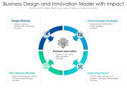 Business design and innovation model with impact