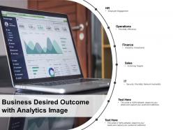 Business desired outcome with analytics image