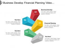 Business develop financial planning video marketing market segmentation