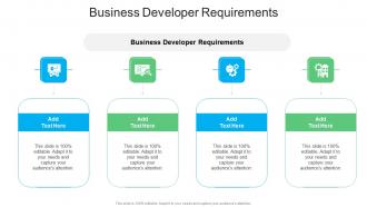 Business Developer Requirements In Powerpoint And Google Slides Cpb