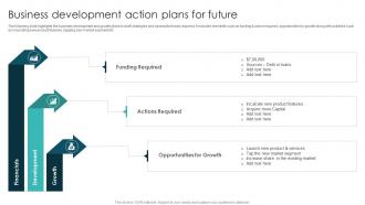 Business Development Action Plans For Future