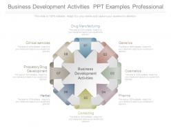 Business Development Activities Ppt Examples Professional
