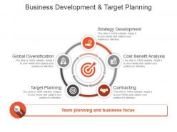 Business development and target planning good ppt example