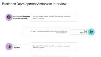 Business Development Associate Interview In Powerpoint And Google Slides Cpb