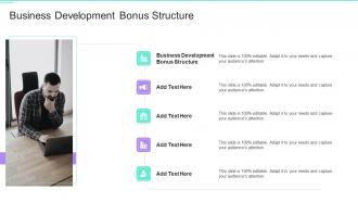 Business Development Bonus Structure In Powerpoint And Google Slides Cpb