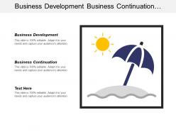 Business development business continuation operations management communication skills cpb