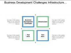 Business development challenges infrastructure finance management international strategy cpb