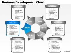 Business development chart powerpoint templates graphics slides 0712