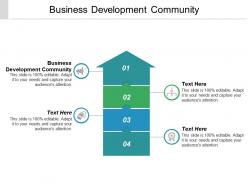Business development community ppt powerpoint presentation icon infographic template cpb