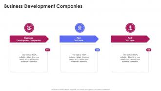 Business Development Companies In Powerpoint And Google Slides Cpb