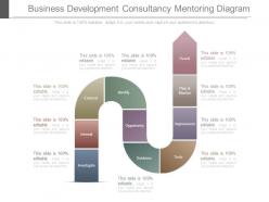 Business development consultancy mentoring diagram