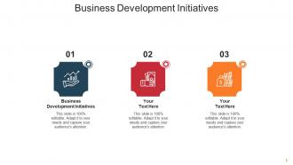 Business development initiatives ppt powerpoint presentation topics cpb