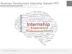 Business development internship sample ppt