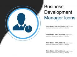 Business development manager icons