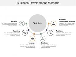 Business development methods ppt powerpoint presentation slides portrait cpb