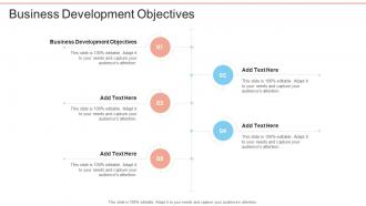 Business Development Objectives In Powerpoint And Google Slides Cpb