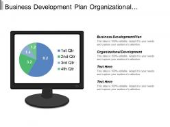 Business development plan organizational development strategic roadmap template cpb