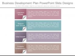Business development plan powerpoint slide designs