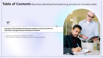 Business Development Planning Process To Increase Sales Powerpoint Presentation Slides