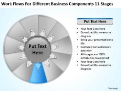 Business development process diagram 11 stages powerpoint templates ppt backgrounds for slides