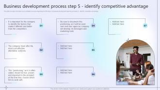 Business Development Process Step 5 Identify Competitive Business Development Planning Process
