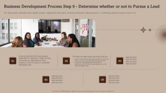 Business Development Process Step 9 Determine Business Development Strategies And Process