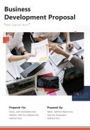 Business development proposal sample document report doc pdf ppt