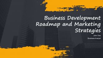 Business Development Roadmap And Marketing Strategies PPT Outline AT
