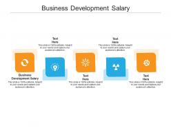 Business development salary ppt powerpoint presentation infographic template show cpb