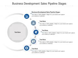 Business development sales pipeline stages ppt powerpoint presentation summary influencers cpb
