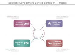 Business development service sample ppt images