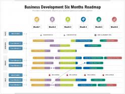 Business Development Six Months Roadmap