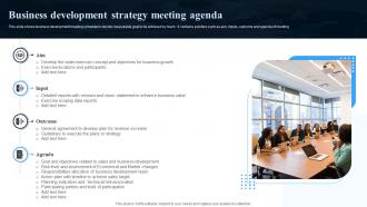 Business Development Strategy Meeting Agenda