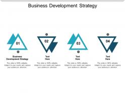 Business development strategy ppt powerpoint presentation slides rules cpb