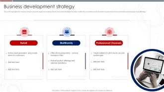 Business Development Strategy Smart Security Systems Company Profile Ppt Show Example Topics