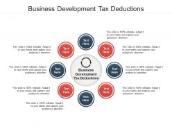 Business development tax deductions ppt powerpoint presentation model graphics tutorials cpb