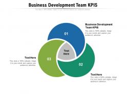 Business development team kpis ppt powerpoint presentation layouts show cpb