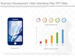 Business development video marketing plan ppt slide