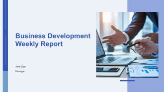 Business Development Weekly Report PPT Structure AT