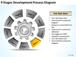 Business diagram stages development process powerpoint templates ppt backgrounds for slides