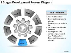 Business diagram stages development process powerpoint templates ppt backgrounds for slides