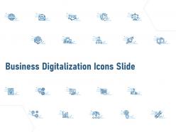 Business digitalization icons slide ppt powerpoint presentation show guide